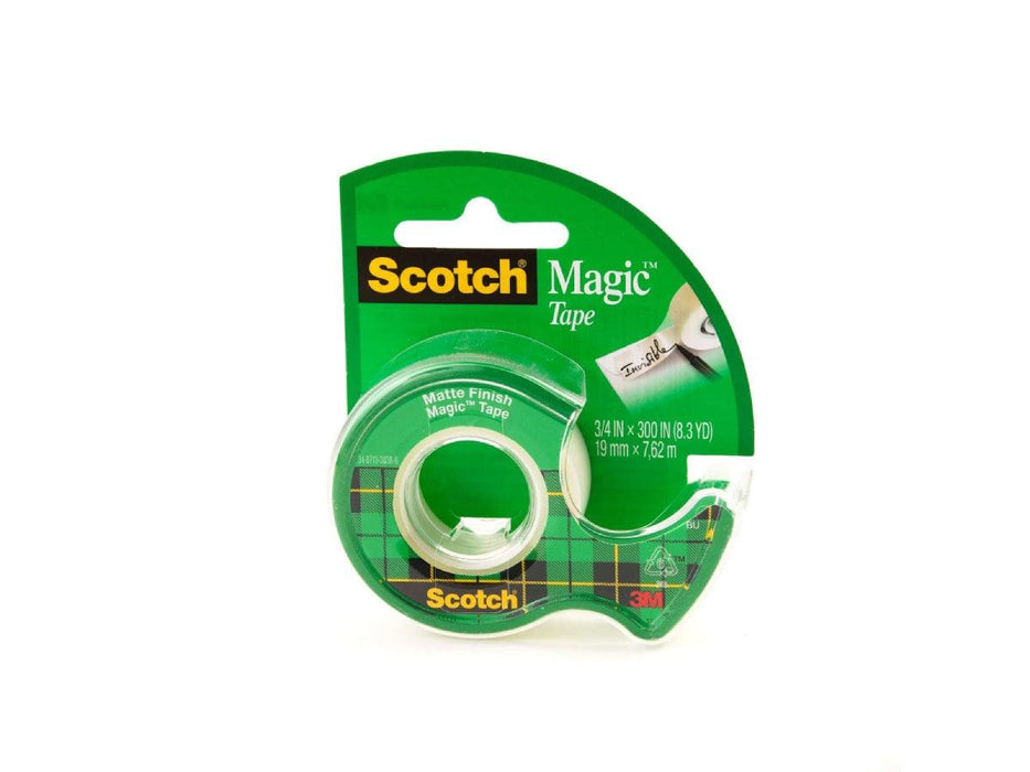 3M Scotch Magic Tape with Refillable Dispenser, 3/4" x 300" - Altimus