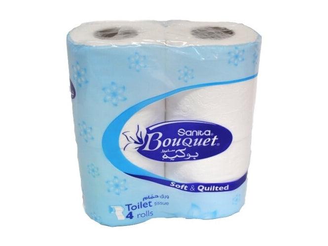 Sanita Toilet Tissue Rolls, 250 Sheets, 4 rolls-pack