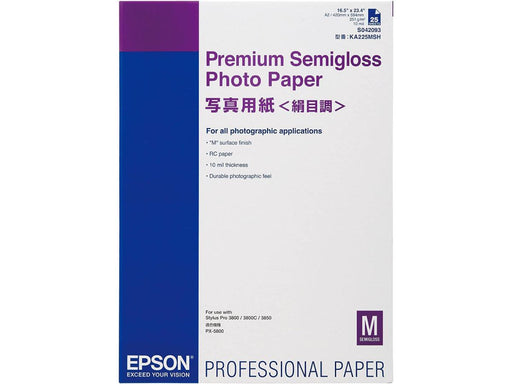Epson C13S042093 Premium Semigloss Photo Paper, DIN A2, 250g/m², 25 Sheets - Altimus