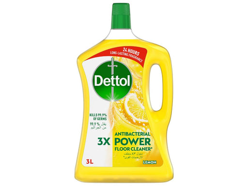 Dettol 3X Antibacterial Power Lemon Floor Cleaner 3L - Altimus
