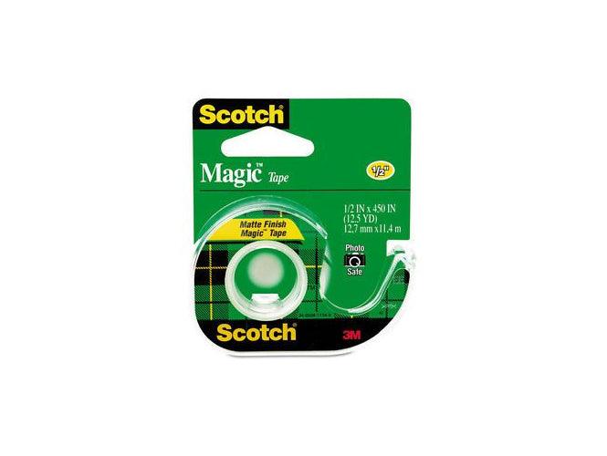 3M Scotch Magic Tape With Refillable Dispenser 1/2" X 450" - Altimus
