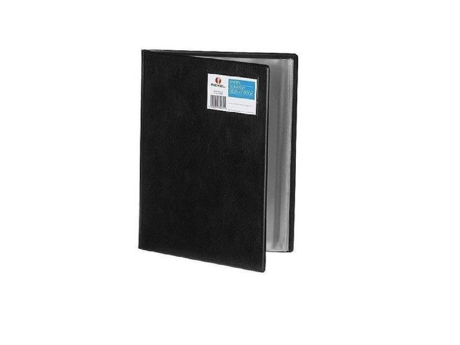 Rexel® A4 Slimview Display Book 12 Pockets Black Dubai & Abu