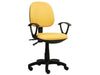 Secretary 685A Low Back Chair with Arms Black PVC - Altimus