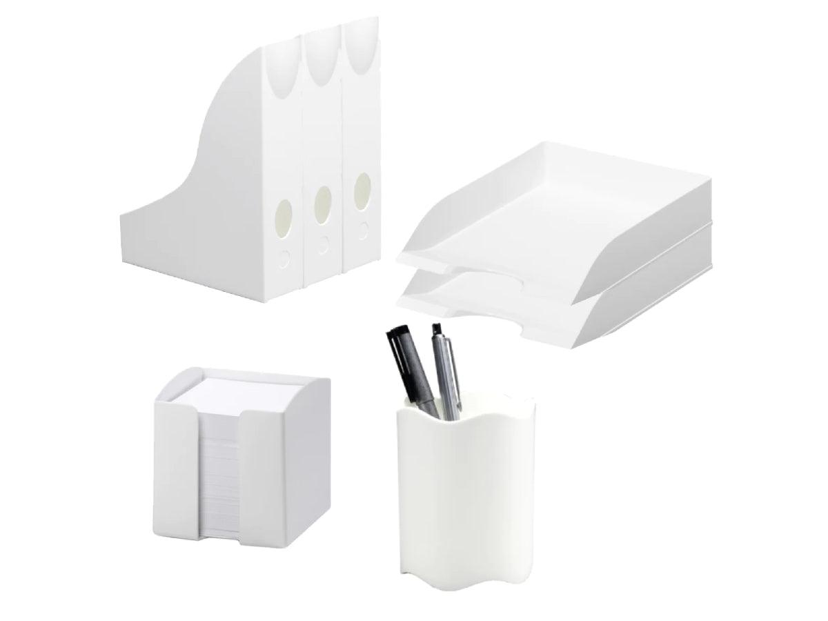 Durable Desk Set, White - Altimus
