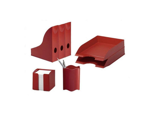 Durable Desk Set, Red - Altimus