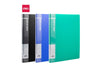 Deli 5002 Clear Book A4 Assorted Colors 20 Pockets - Altimus