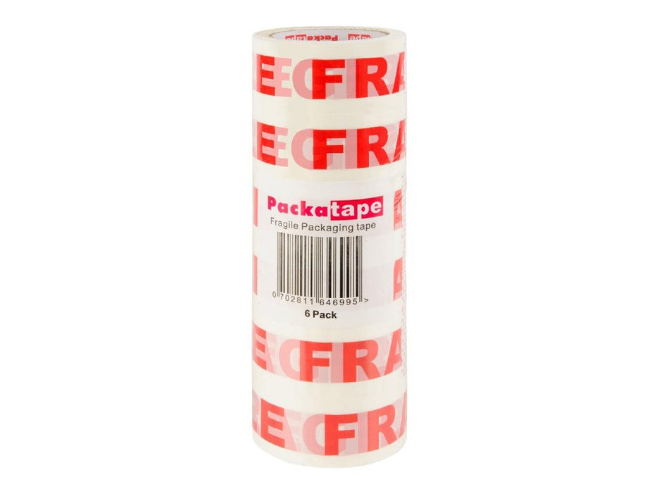 "FRAGILE" Packaging Tape, 2" x 50yards (6rolls/pack) - Altimus