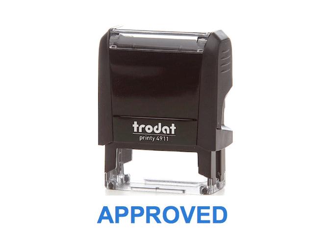 Trodat Printy 4911 Stamp "APPROVED" - Blue - Altimus