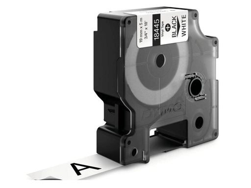 Dymo Rhino 18445 Vinyl 19mm Black on White Tape - Altimus