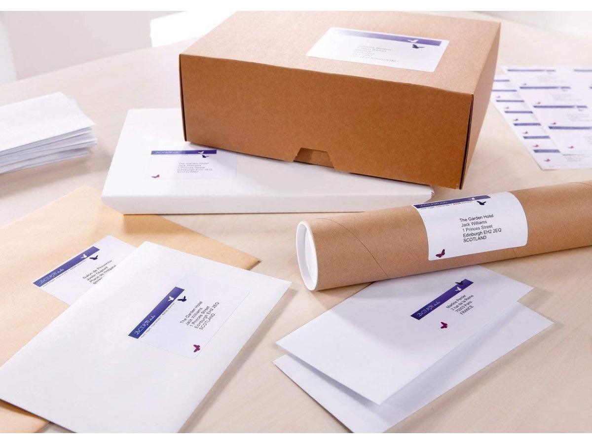 Avery L7173-100 Address Labels for Laser Printers, 99.1 x 57.0 mm, 10 Labels Per A4 Sheet, 100 Sheets - Altimus