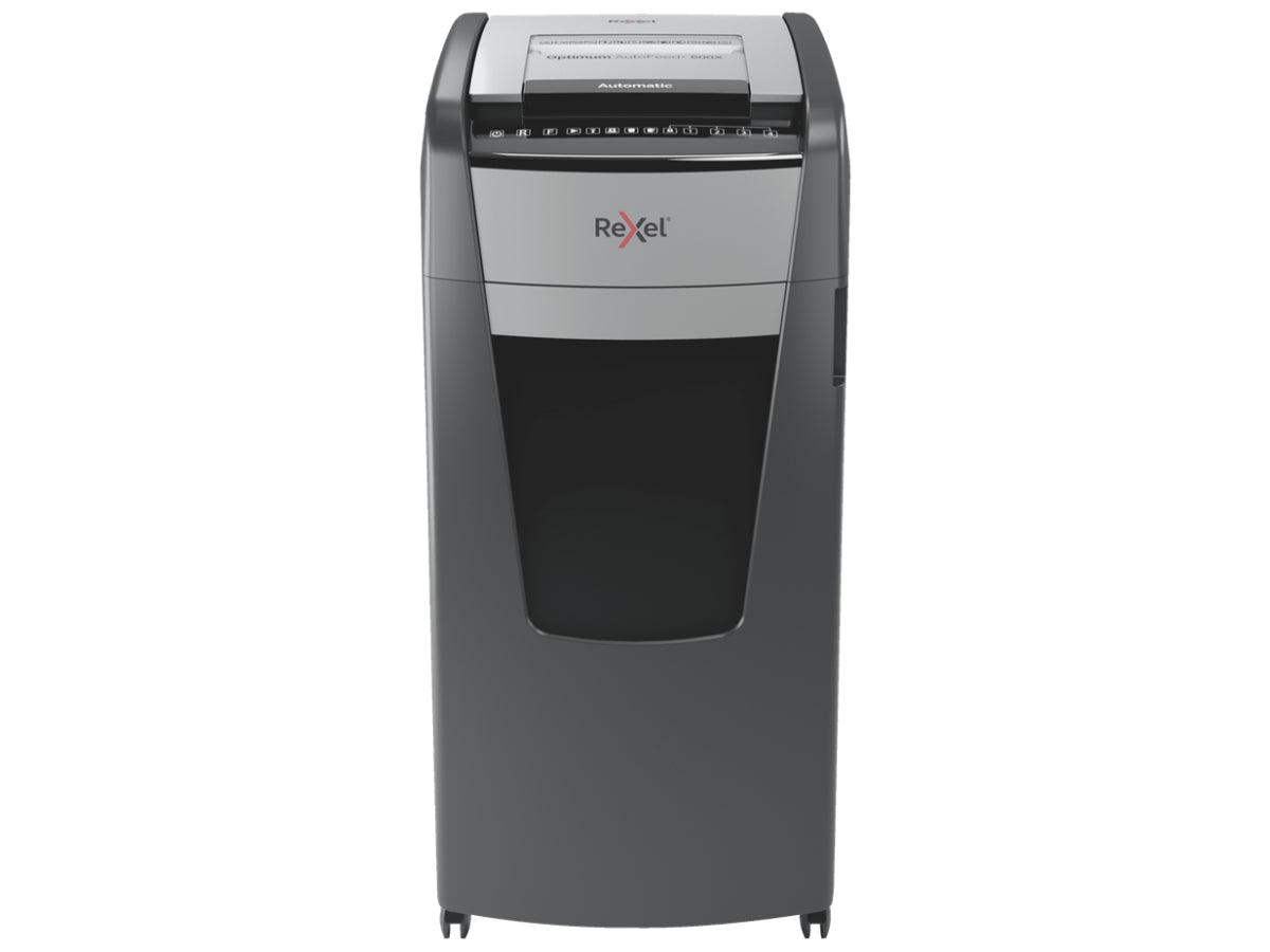 Rexel Optimum AutoFeed+ 600X Automatic Cross Cut Paper Shredder - Altimus