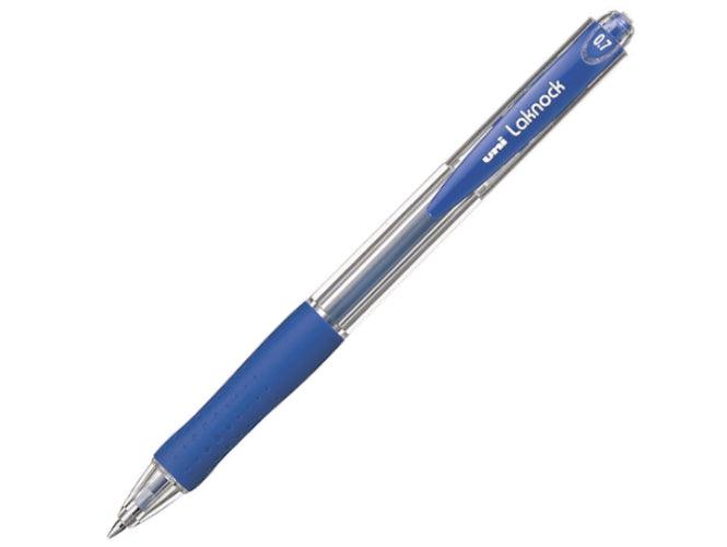 UNI Lacknock Ballpoint Pen, 0.7mm, Blue - Altimus