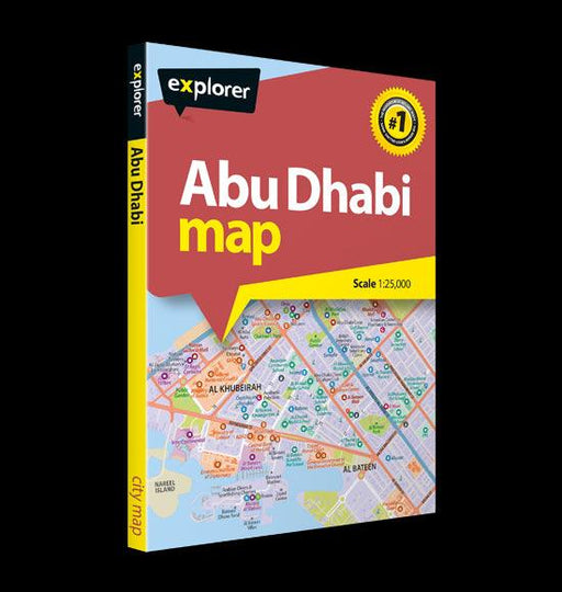 Abu Dhabi Map 600x980mm - Altimus