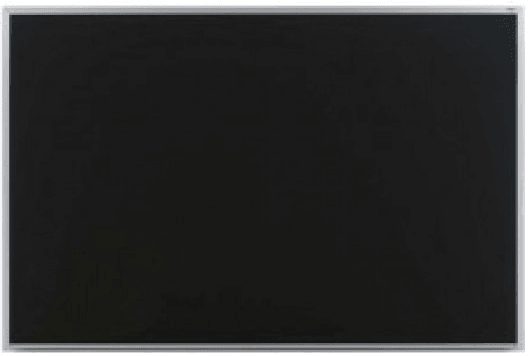 Black Board With Aluminum Frame 60 x 90cm - Altimus