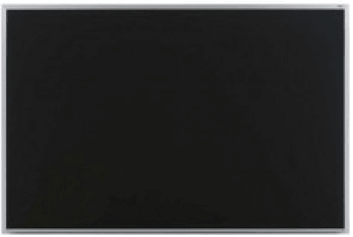 Black Board With Aluminum Frame 60 x 90cm - Altimus