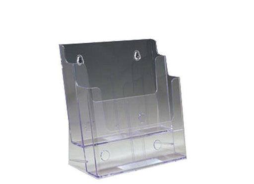 Acrylic Brochure Holder Table-Wall Mount 2 Tier A5 160x190mm - Altimus