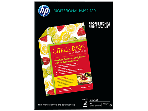 HP Superior Glossy Inkjet Paper A4, 210 x 297 mm, 180 gsm, 50sheets-pack - C6818A - Altimus