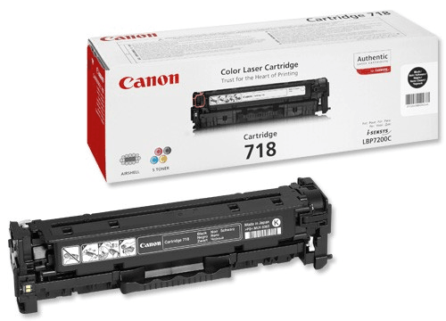 Canon 718 Black Toner Cartridge (CRG-718BK)