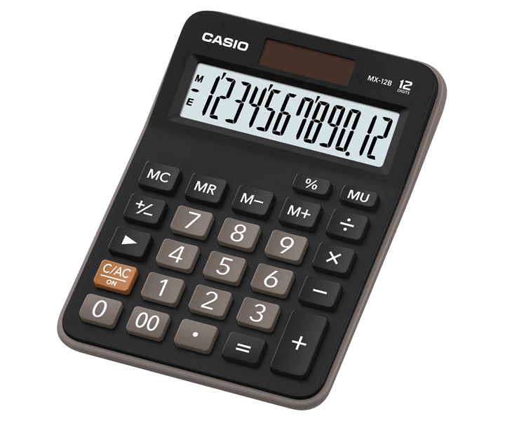 Casio MX-12B, 12 Digits, Desk Calculator