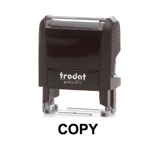 Trodat Printy 4911 Stamp "COPY" - Black - Altimus