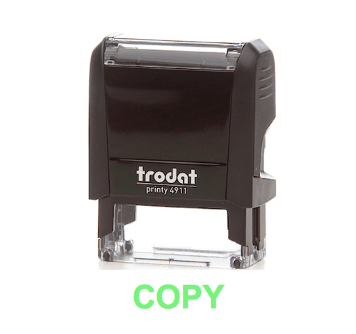Trodat Printy 4911 Stamp "COPY" - Green - Altimus