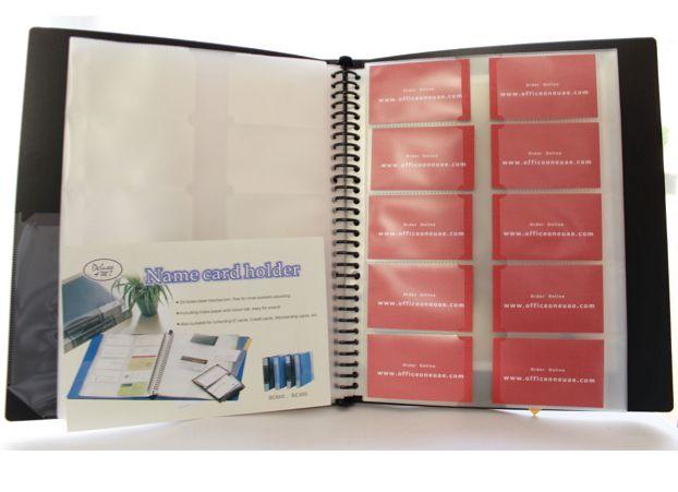 Deluxe Name Card Holder A4, 600 Cards, with Case - Altimus