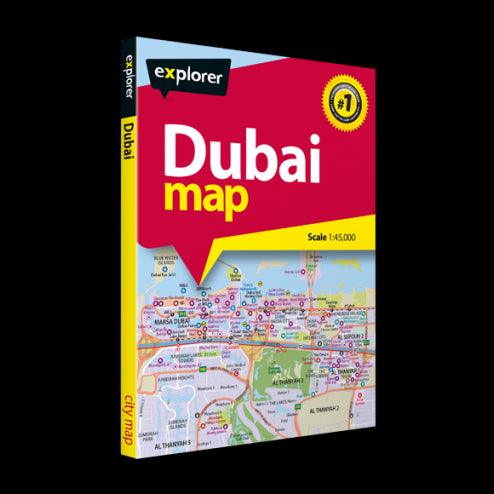 Dubai Map 600x980mm - Altimus