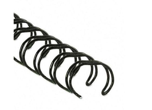 Fellowes Wire Binding Rings, 34 Loops, 8mm, 100/box, Black