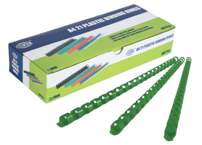 32mm Comb Binding Rings 50-Box Green - Altimus