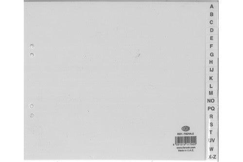Divider Plastic PVC Grey A5 A-Z - Altimus