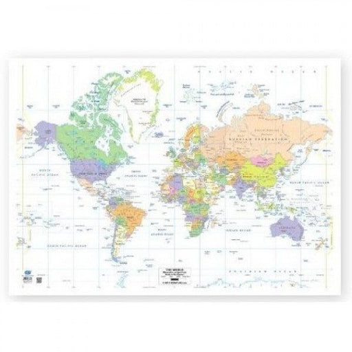 World Map, Political, English (FSMA70X100EPN) - Altimus