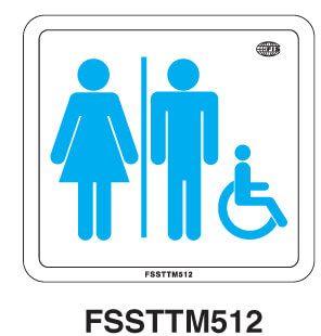 Sticker Restroom (M - W - D) - Altimus