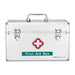 Glosen Portable Household First Aid Box Aluminum 355X202x220 silver (B0-16-2) - Altimus