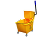 Heavy Duty Plastic Mop Bucket-Wringer 30 Liters - Altimus