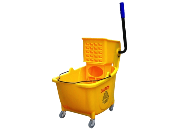 Heavy Duty Plastic Mop Bucket-Wringer 30 Liters