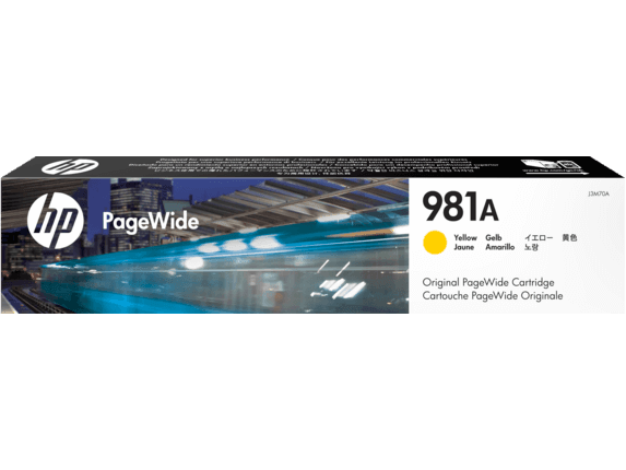 HP 981A Yellow Original PageWide Cartridge (J3M70A)