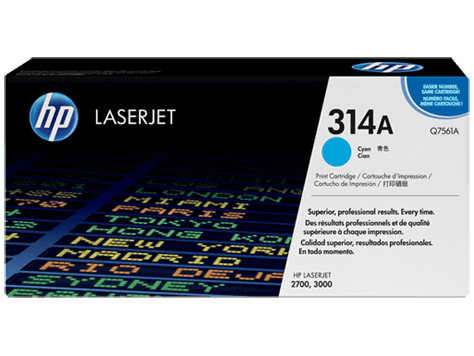 HP 314A Cyan Print Cartridge (Q7561A)