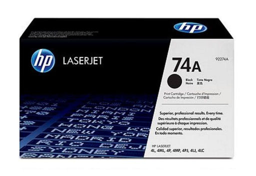 HP 74A Black LaserJet Original Toner Cartridge (92274A) - Altimus