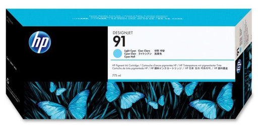 HP 91 775-ml Pigment Light Cyan Original Ink Cartridge (C9470A) - Altimus