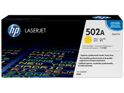 HP 502A Yellow Original LaserJet Toner Cartridge (Q6472A) - Altimus