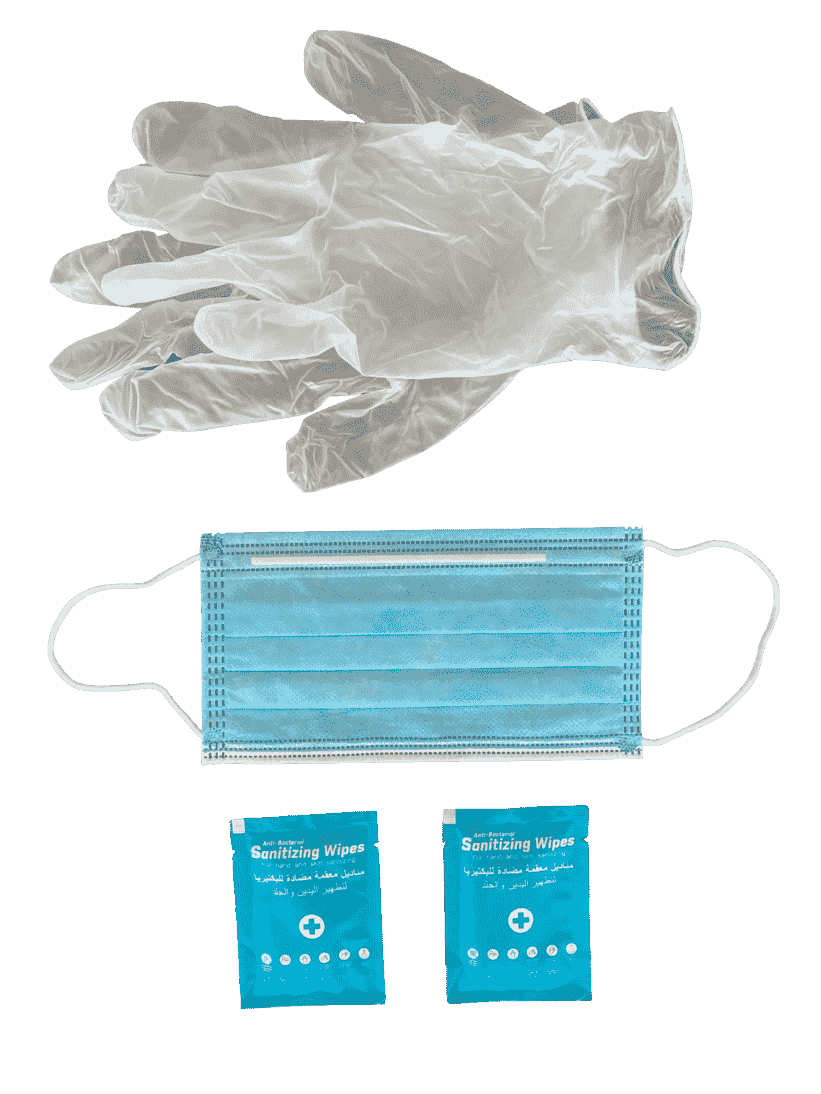 Personal Protection Kit (Face Mask, Gloves and Wipes) - Altimus