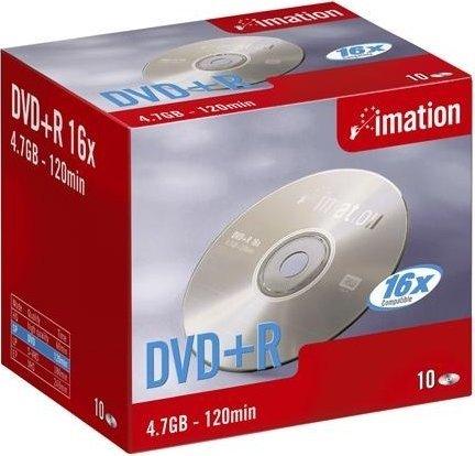 Imation DVD+R 120min-4.7GB-16x w-jewel case