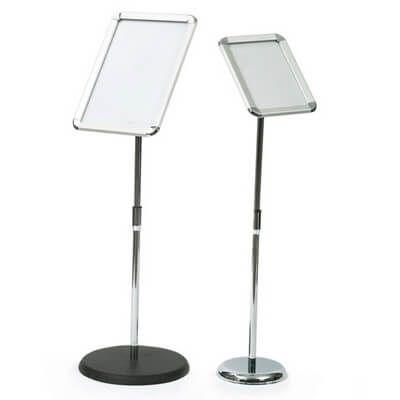 Information Board - Snap Frame Board Floor Standing, A3 Landscape & Portrait - Altimus