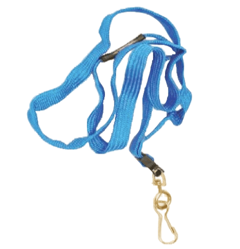 Name Badge Lanyard with Metal Clip, 1X100 Pkt (FSNAZD003BL) - Altimus