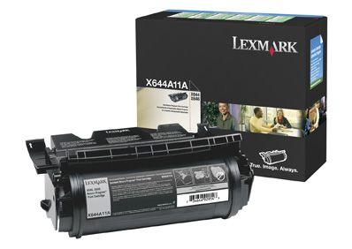 Lexmark X644A11E Black Toner Cartridge