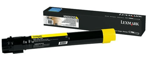Lexmark X950DE Yellow Extra High Yield Toner Catridge (X950X2YG)