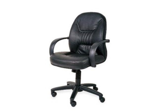 New Ora Low Back Chair, Leather Black