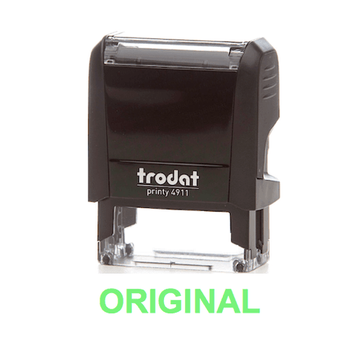 Trodat Printy 4911 Stamp "ORIGINAL" - Green - Altimus
