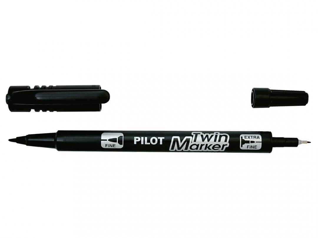 Pilot SCA-TM Twin Marker Black - Altimus