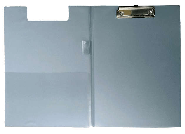 PVC Foldable Clip Board A4, Grey - Altimus